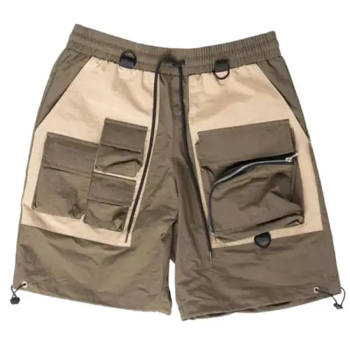 Multi-Pocket Loose Casual Shorts