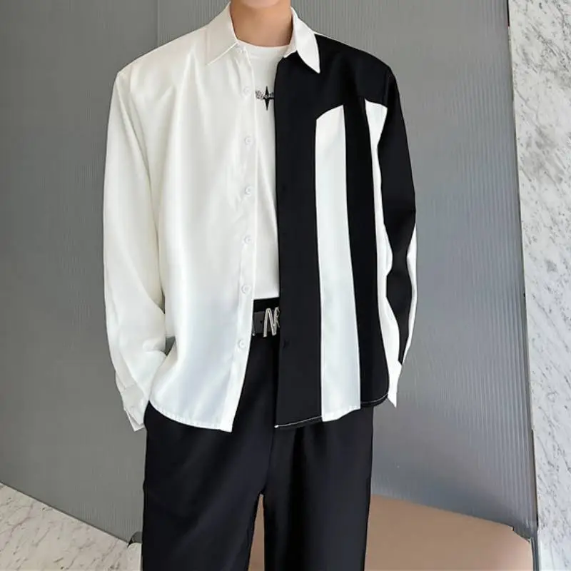 Trendy Black And White Shape Jacket-4