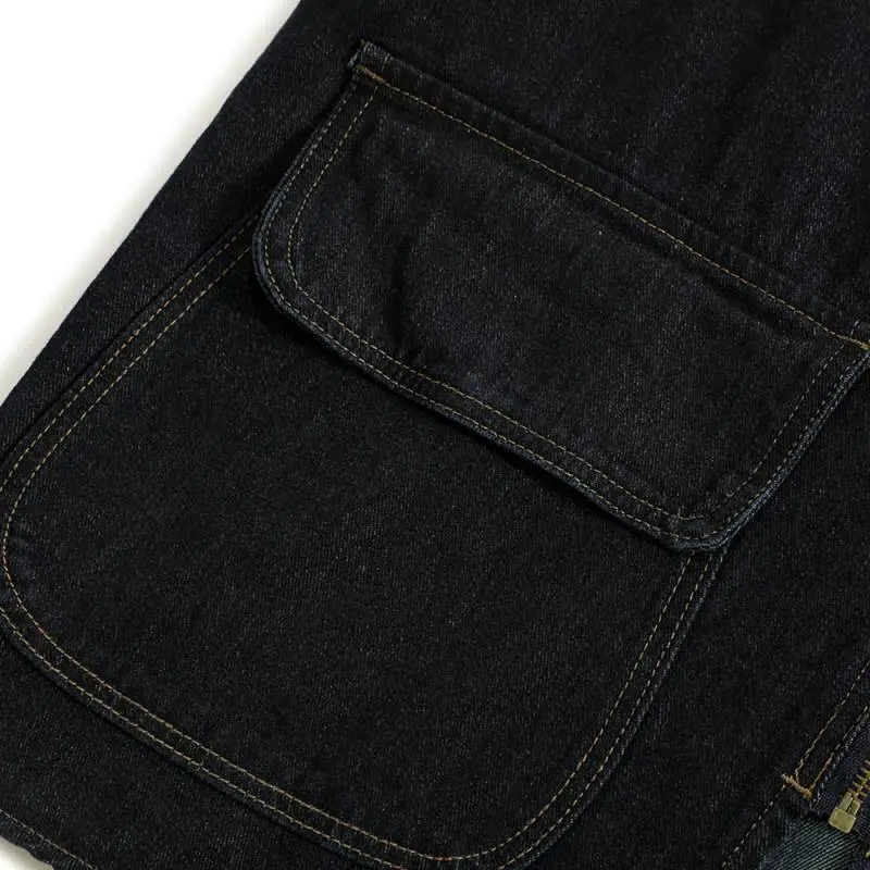 Trendy Functional Denim Vest-3