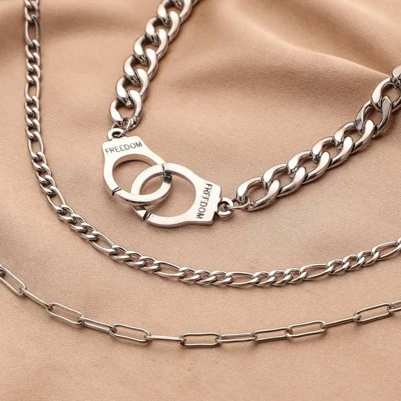 Trendy Three Piece Necklace Cubac-3