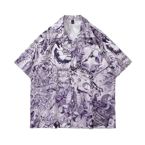 West Coast Retro Full Print Short Sleeve Shirt