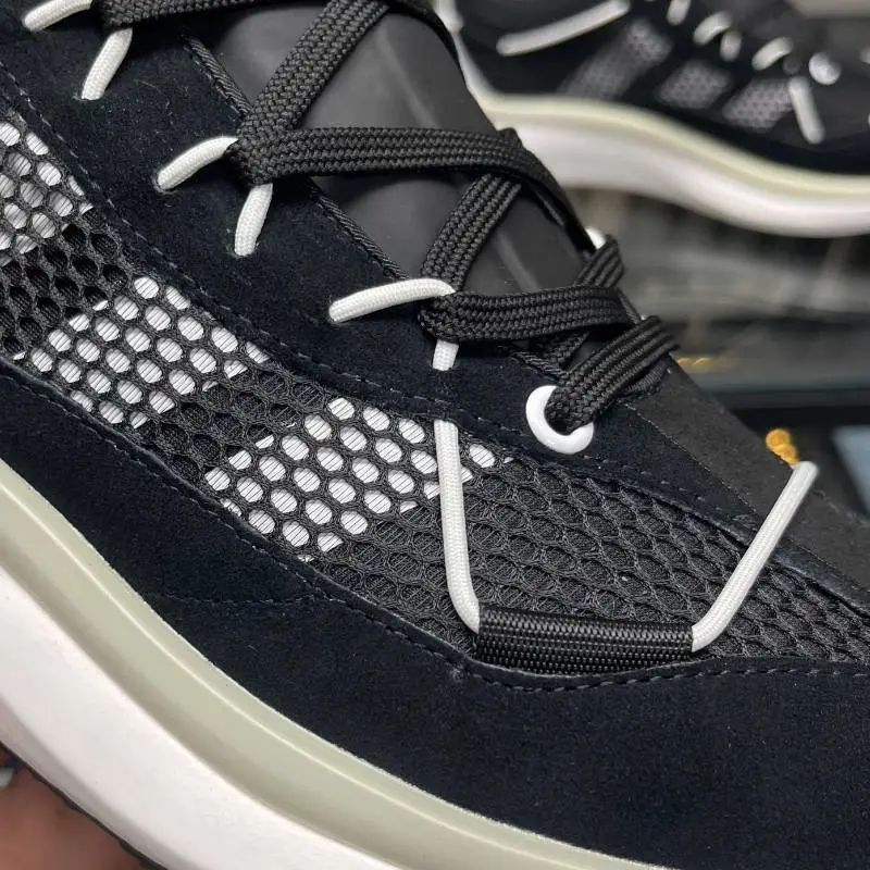 Fashion Mesh Logo Print Torre Shoes-4