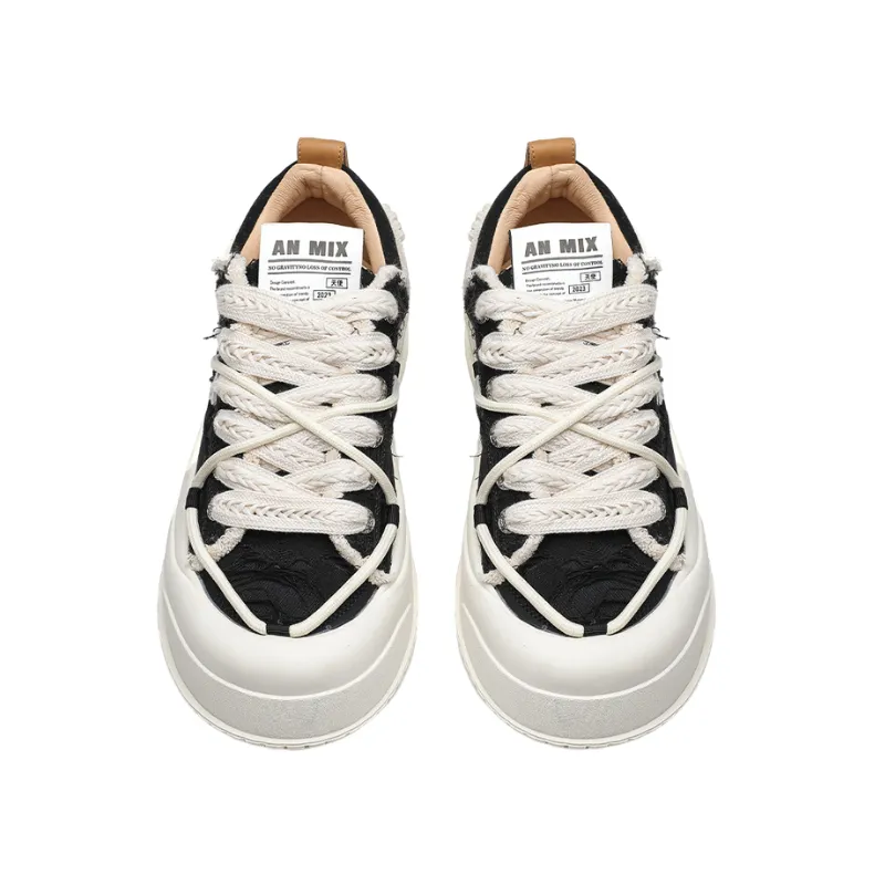 New Thick soled Increased Canvas Shoes-1