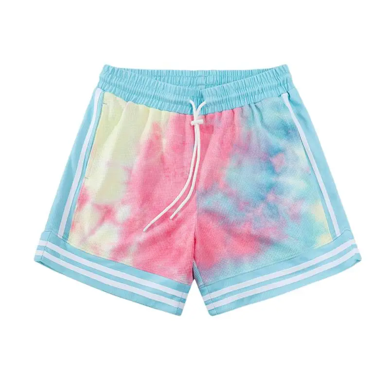 Tie Dye Versatile Mesh Breathable Shorts-7