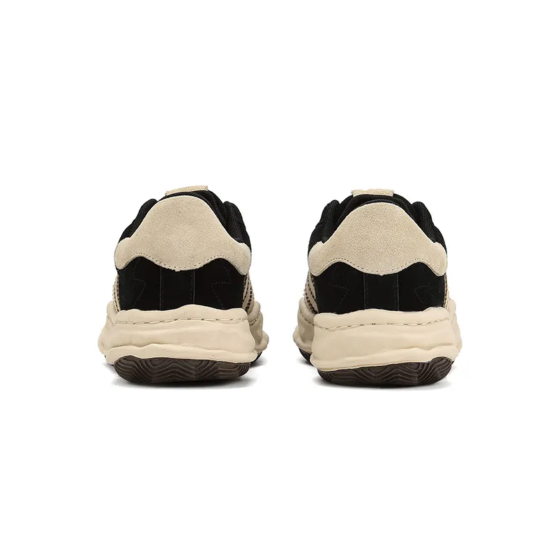 Retro Thick Bottom Low Top Shoes-9