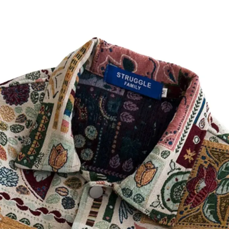 Vintage Embroidered Niche Loose Casual Jacket-3