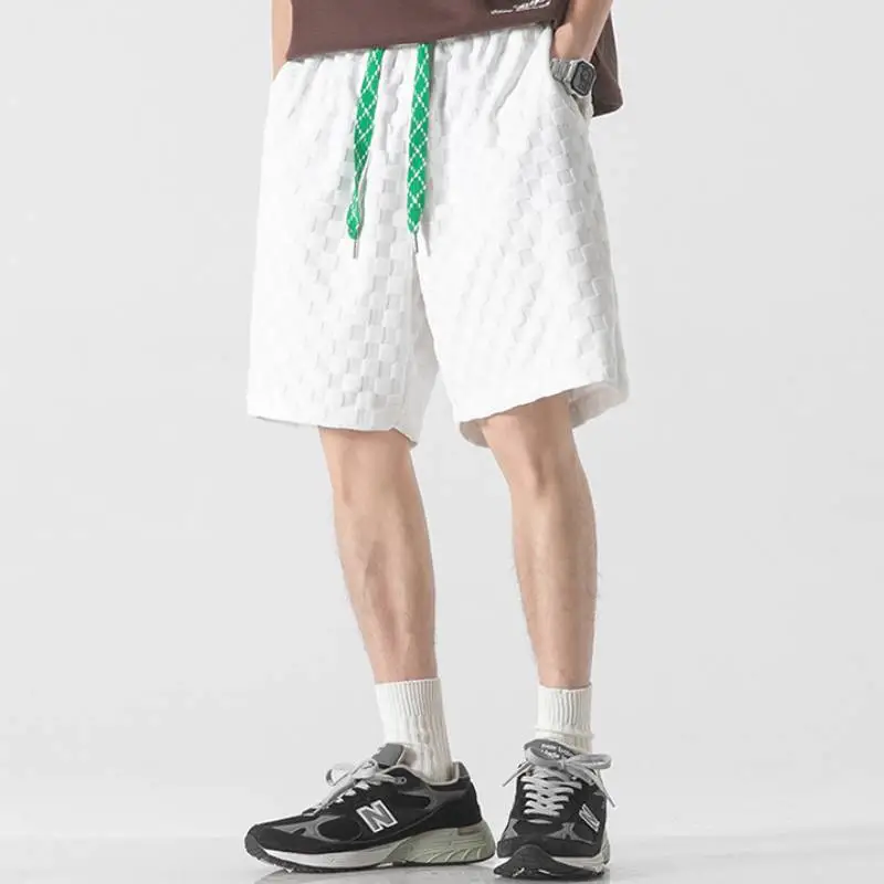 Cropped Solid Color Thin Slacks Wear Shorts-10