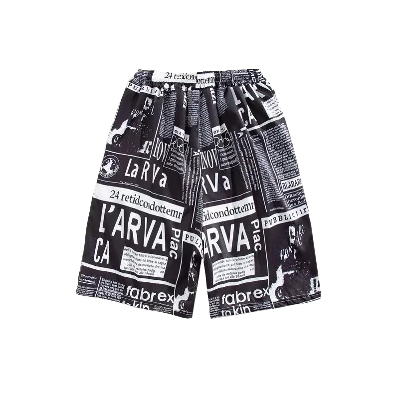 Straight Leg Loose Casual shorts-1