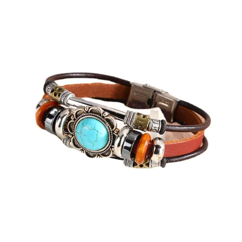 Bohemian Turquoise Alloy Bracelet