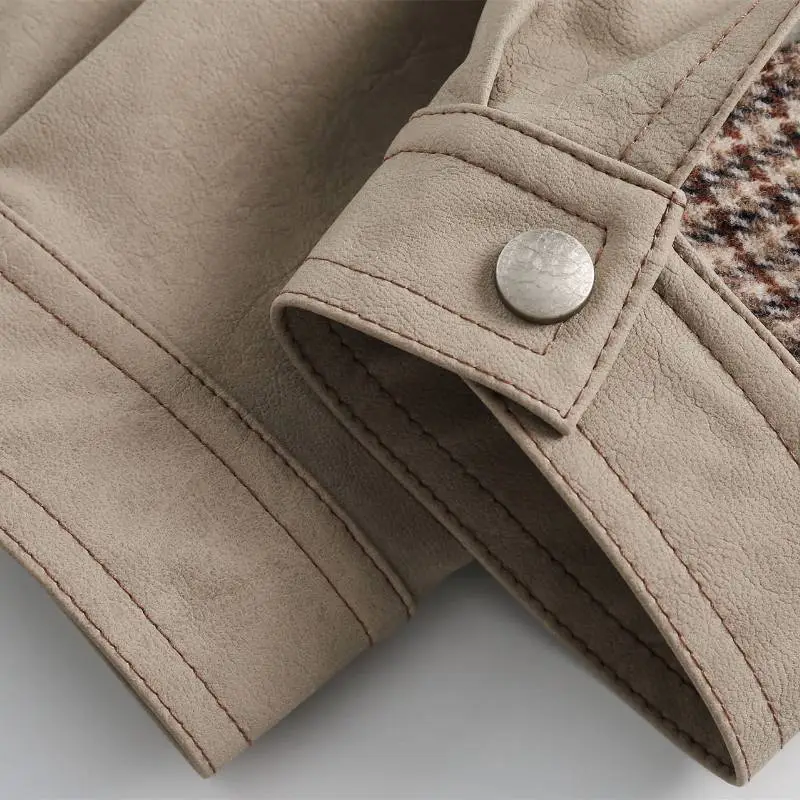 Patchwork Couple Niche Jacket-3