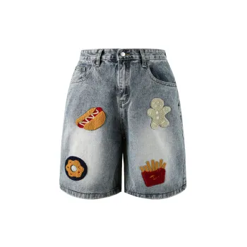 Trendy Embroidered Shorts