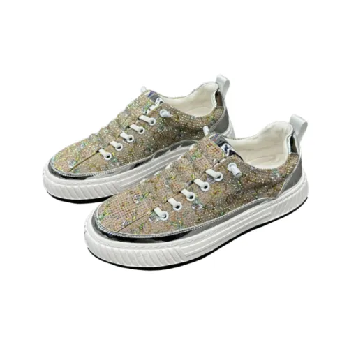 Full Diamond Canvas Shoes