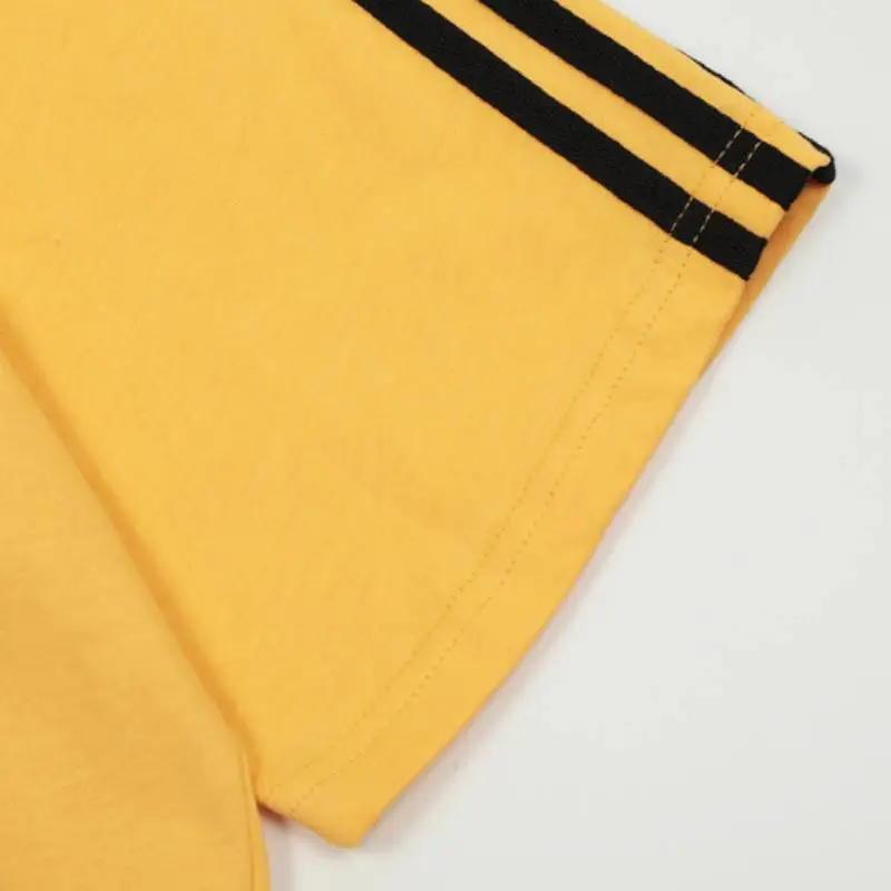 Loose Round Neck Print T Shirt-7