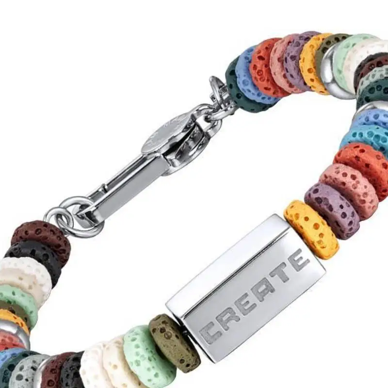 Original Color Splicing Square Bracelet-5