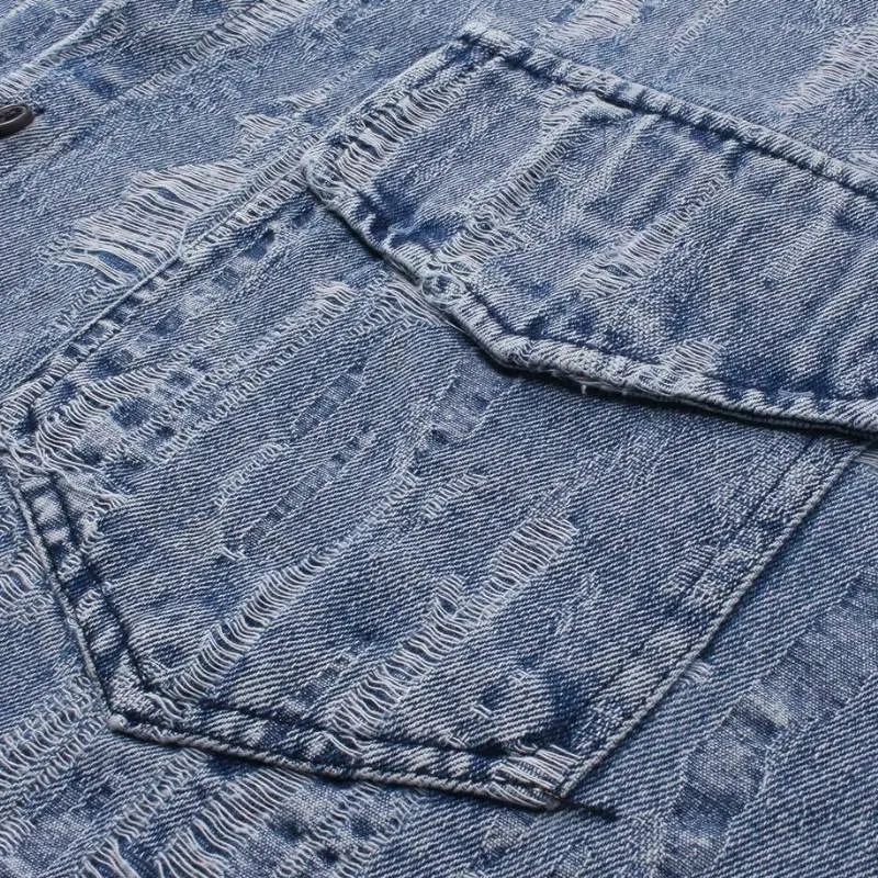 Trendy Denim Work Shirt-3