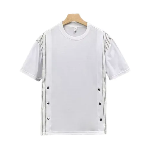 Trendy White Round Neck T-Shirt