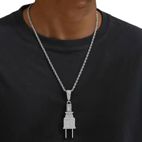 Trendy Cuban Pendant Necklace