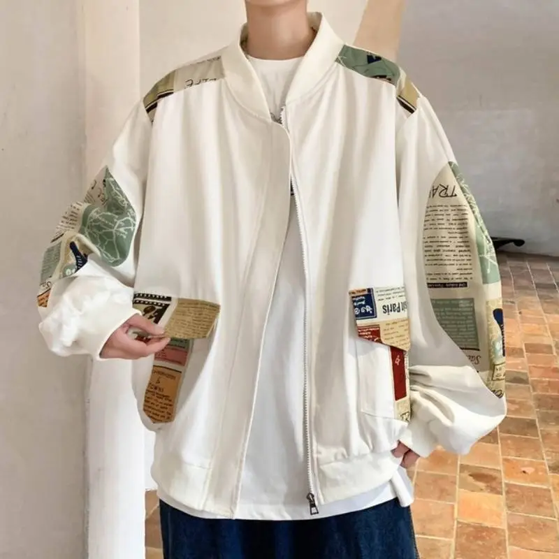 Trendy Large Size Patchwork Jacket-4