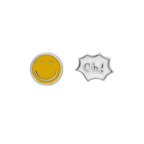 Minimalist Smiley Face Earrings