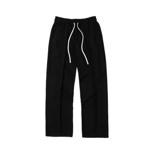 Straight Leg Slimming Drawstring Retro Casual Pants