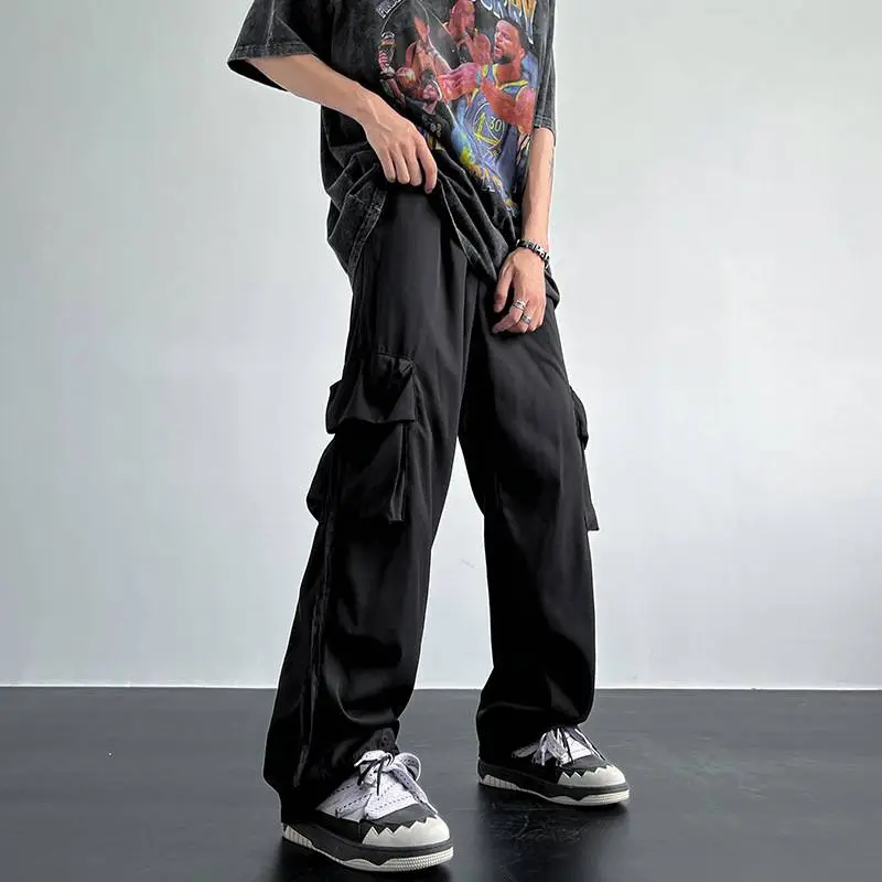 Casual Straight Sports Pants-1