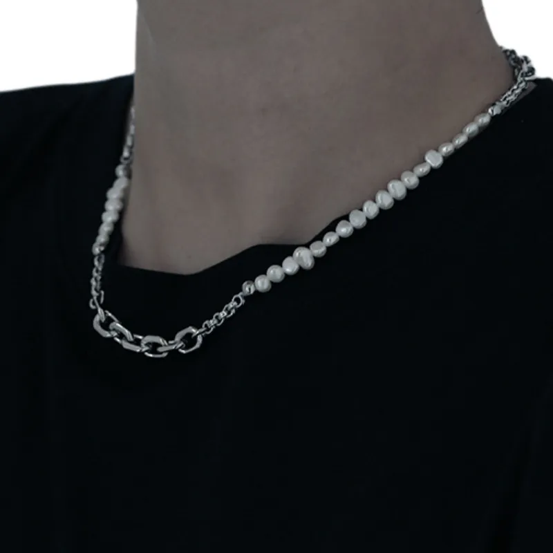 Trendy Baroque Pearl Necklace-1