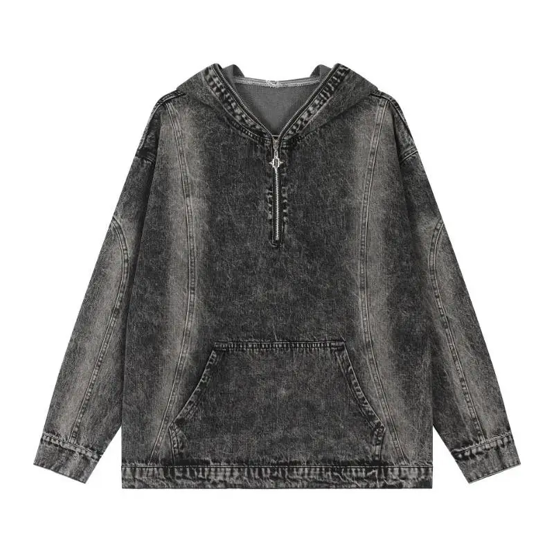 New Retro Gradient Denim Jacket-2