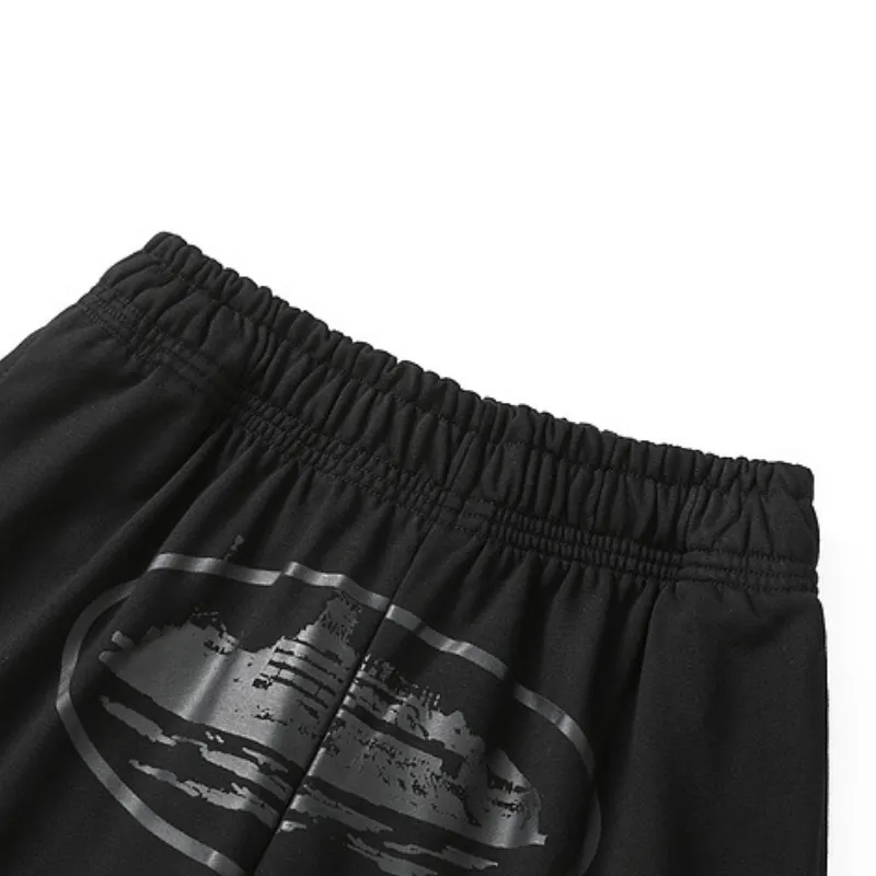 Drawstring Casual Sports Printed Shorts-5