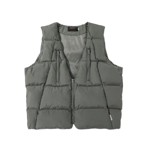 New Style Retro Loose Zipper Pocket Cotton Vest