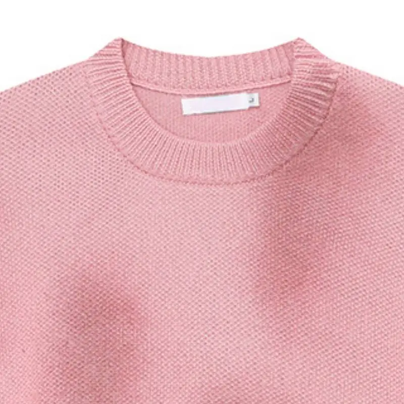 Earth Style Niche Design Crewneck Turtleneck Casual Sweater-3