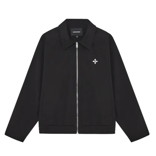 CLIMAX VISION Embroidery Solid Color Simple Jacket