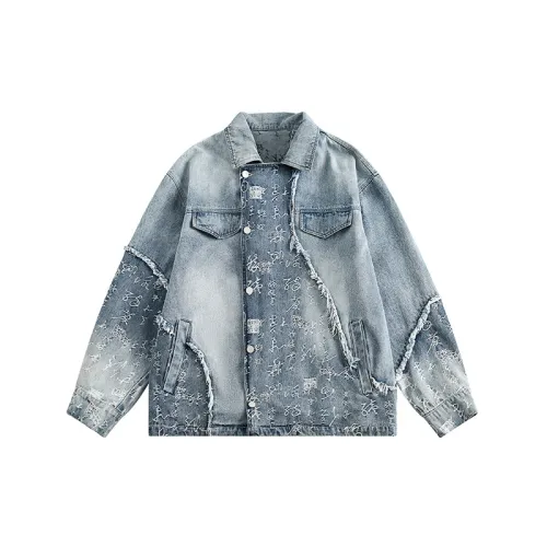 Washed Stitching Denim Jacket