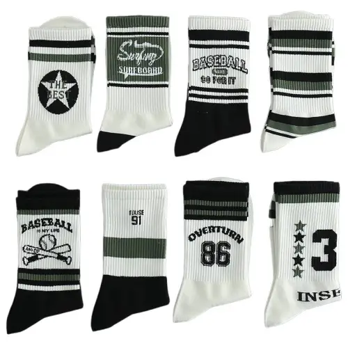 Trendy Letter Sports Basketball Socks