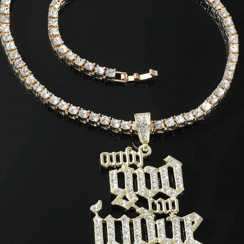 Trendy Letter Pendant Necklace-2