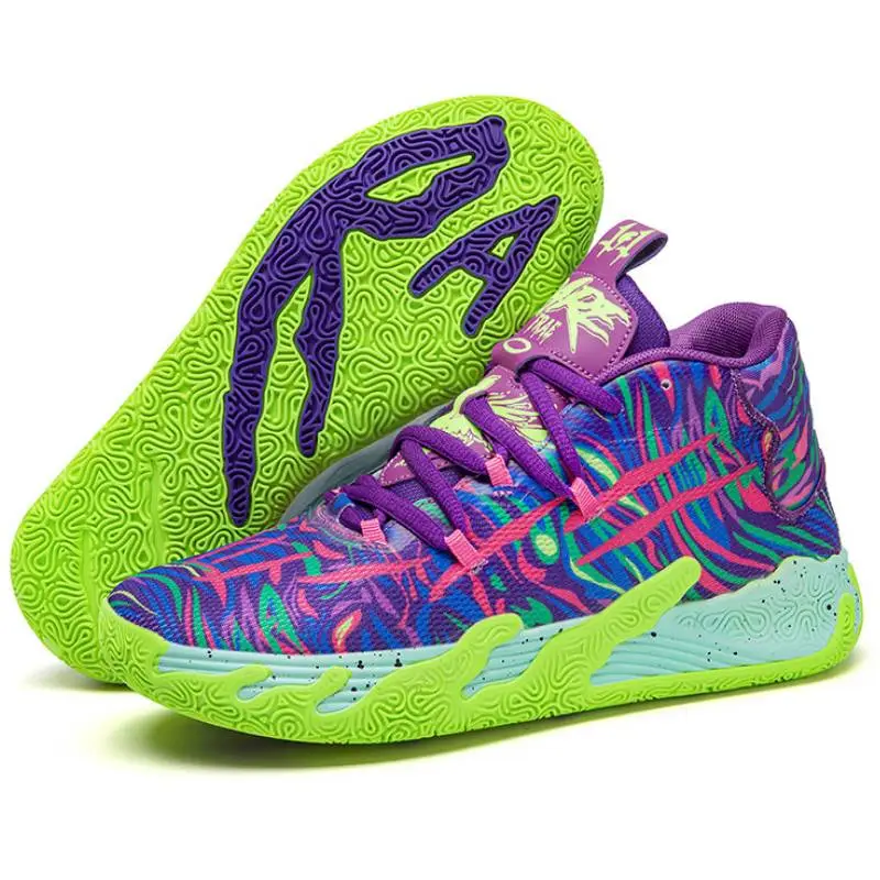 High Top Mesh Running Shoes-11