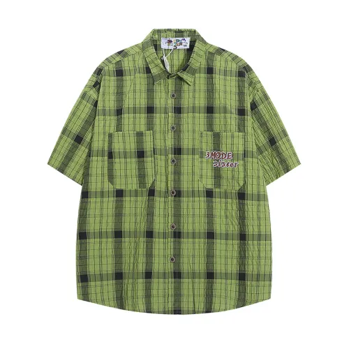 Retro Plaid Couple Shirt