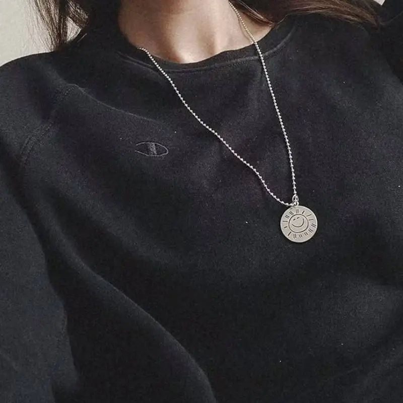 Harajuku Style Smile Necklace-1