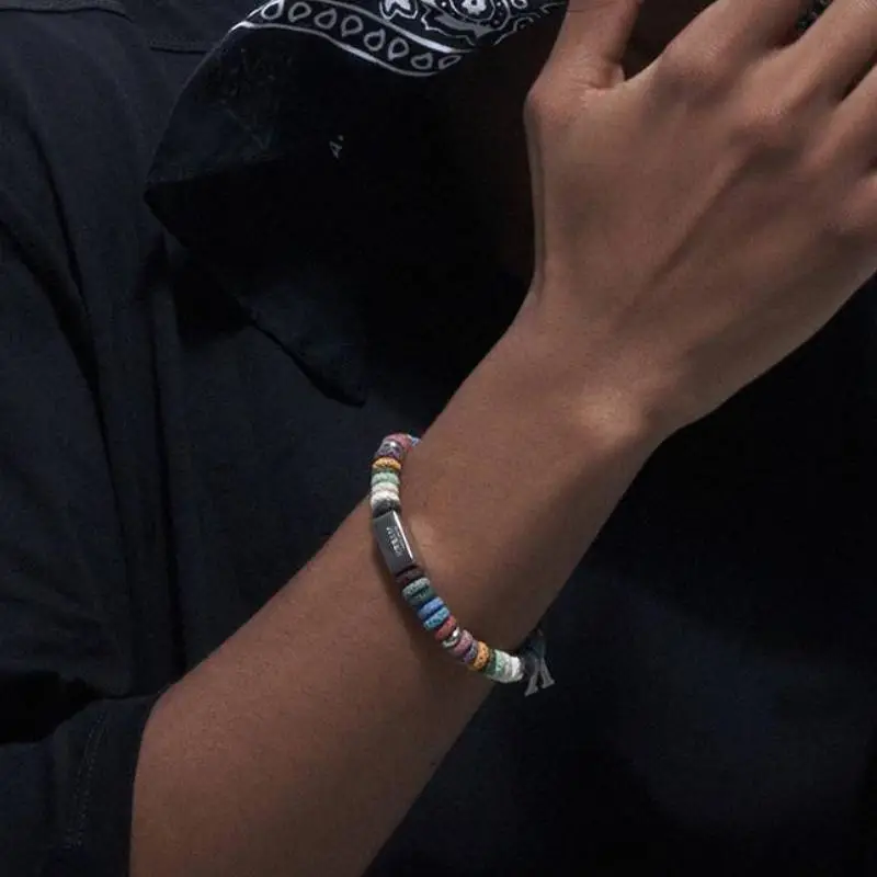 Original Color Splicing Square Bracelet-3