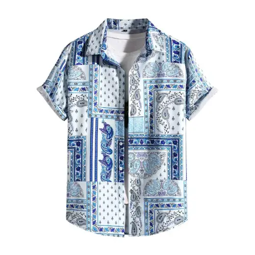 Retro Stretch Casual Shirt