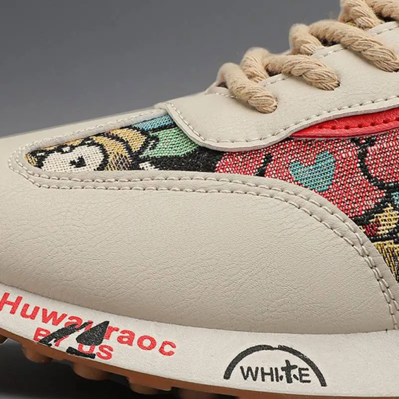 Sporty Breathable Skateboarding Shoes-3