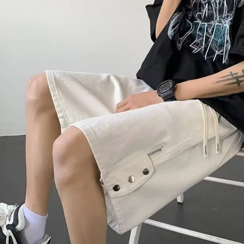 Functional Large Pockets Casual Shorts-1