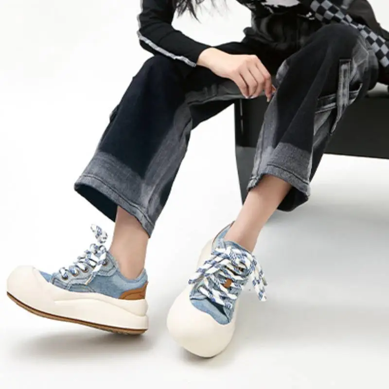 Versatile Thick Soled Canvas Shoes-2