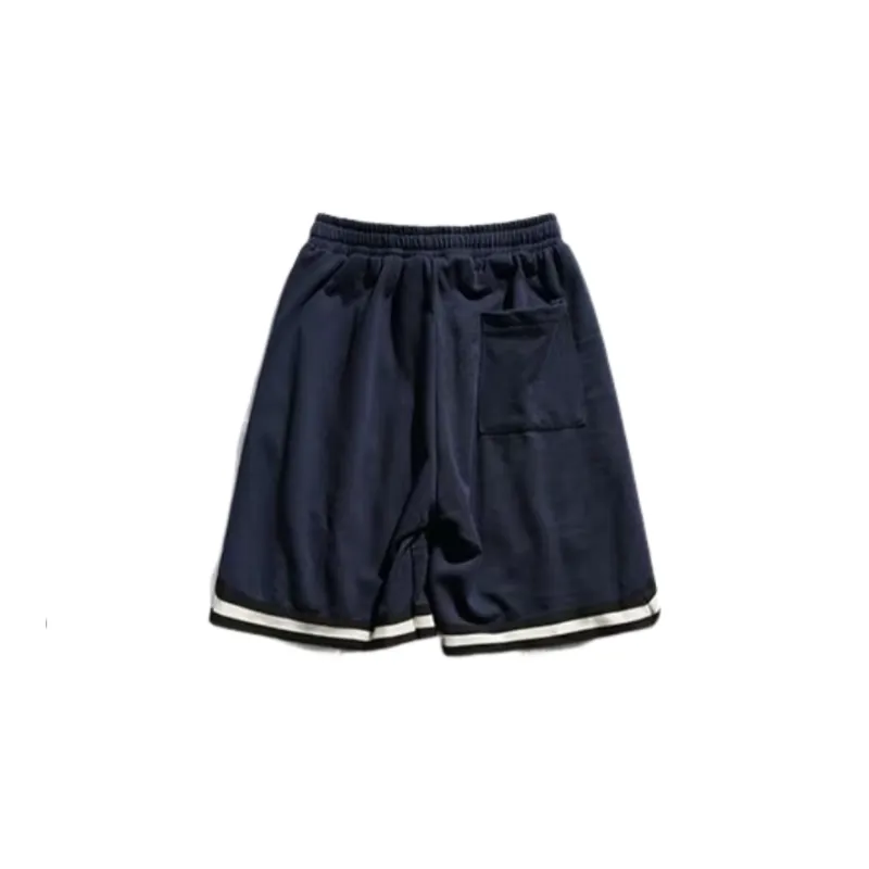 Vintage Drawstring Embroidered Shorts-1