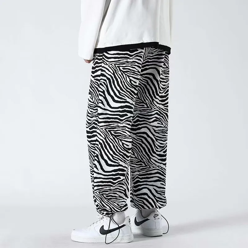 Trendy Zebra Pattern Pants-2