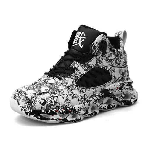 Graffiti High-top Lightweight Breathable Tide Shoes