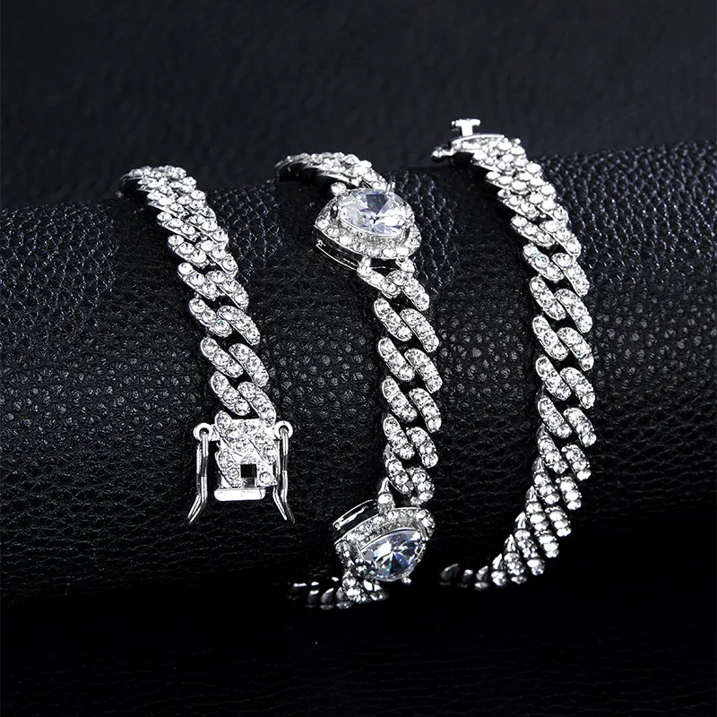 Zircon Cuban Chain Necklace-4