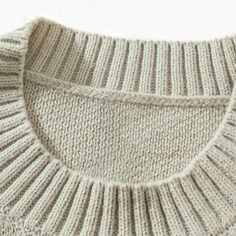 Retro Greek God Print Round Neck Sweater-2