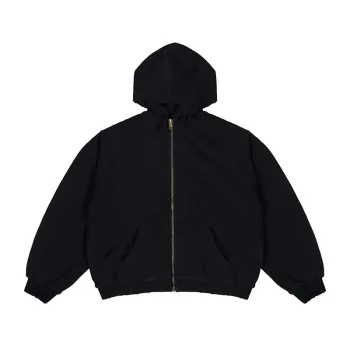 New Fashion Brand High Street Destruction Loose Two sided Hooded Jacket