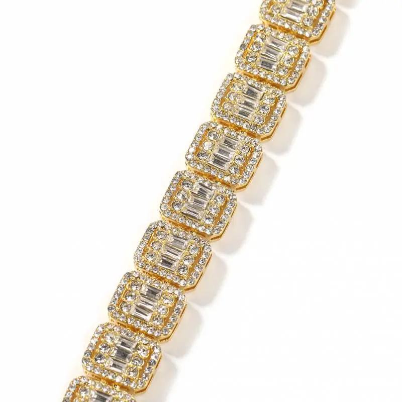 Trendy Fashionable Alloy Nine Square Bracelet-1
