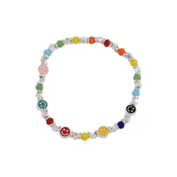 Smiley Beaded Bracelet